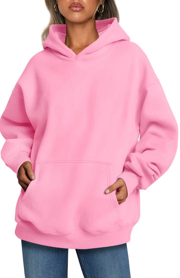 Shine Up Hoodies for Women Fleece Hooded Sweatshirts Oversized Pullover Long Sleeve Ladies Tops with Pocket